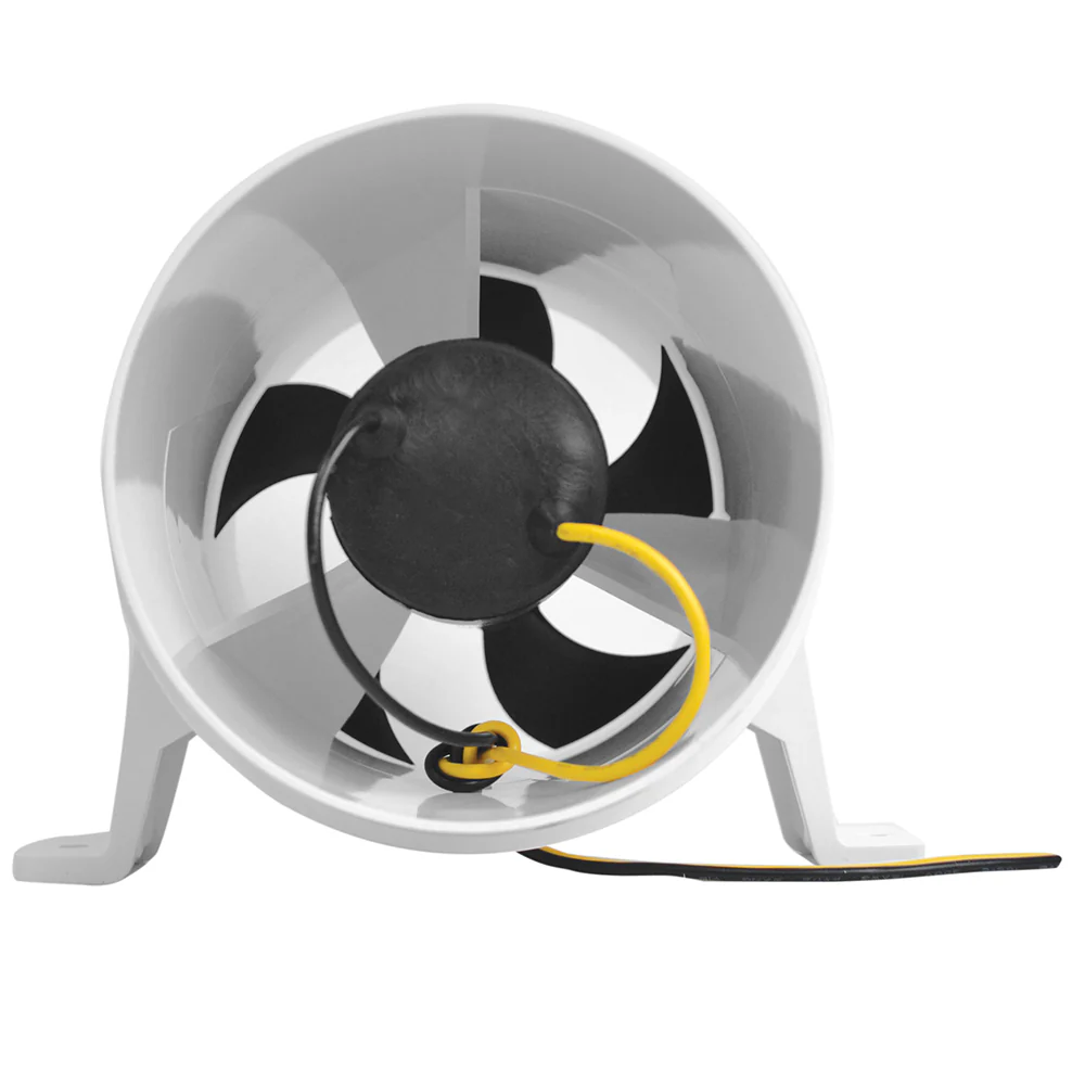 Attwood Turbo 4000 Series II Water-Resistant, In-Line Blower - 12V - White [1749-4] - Image 2