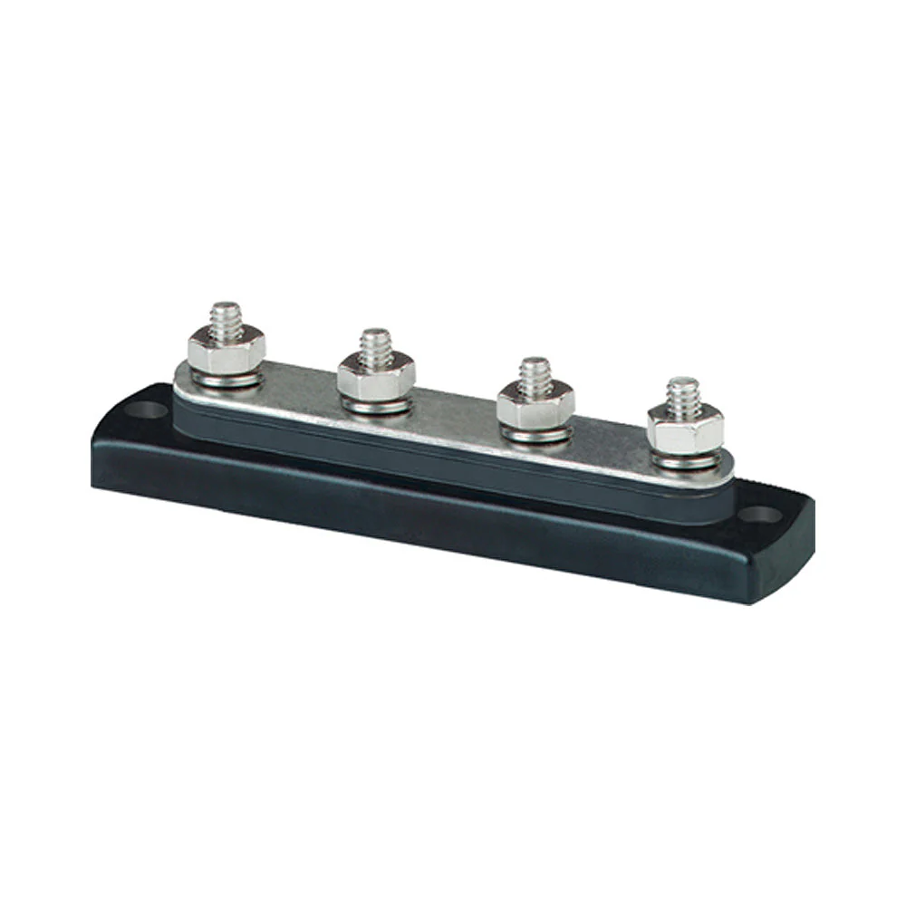 Blue Sea 2305 MiniBus 100 Ampere Common BusBar 4 x 10-32 Stud Terminal [2305] - Image 2