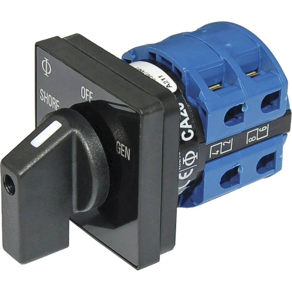 Blue Sea 9009 Switch, AC 120VAC 32A OFF +2 Position [9009] - Image 3