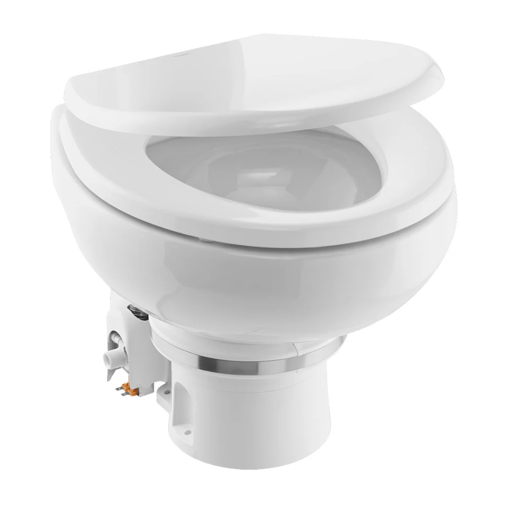 Dometic MasterFlush MF 7120 - White - Electric Macerating Toilet w/Orbit Base  Slow Close Seat - Freshwater - 12V [9610007270] - Image 2
