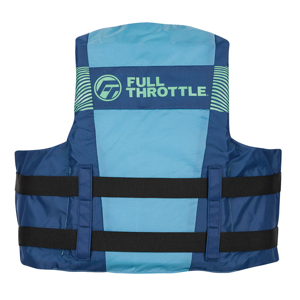 Full Throttle Adult Nylon Life Jacket - L/XL - Blue [112200-500-050-26] - Image 2