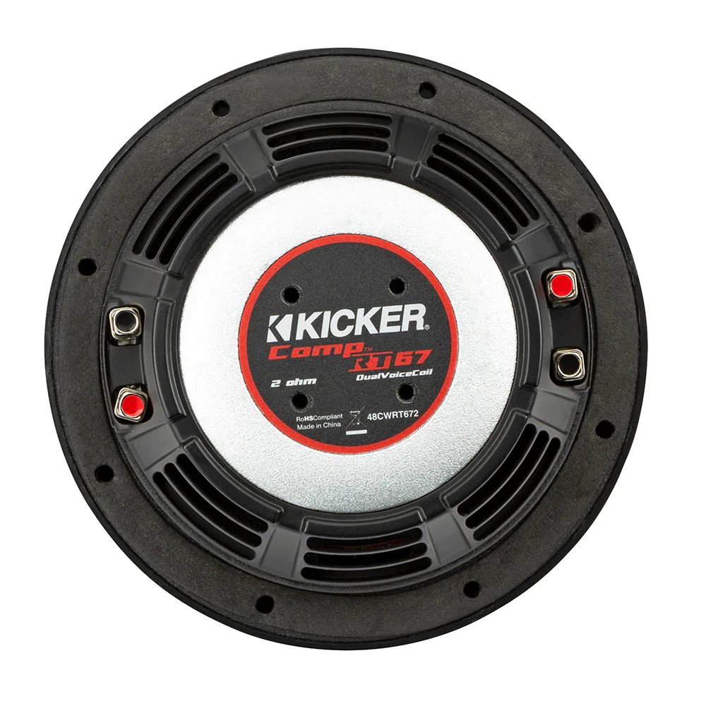 KICKER CompRT 6.75" Ultra Thin Subwoofer - 2-Ohm [48CWRT672] - Image 4