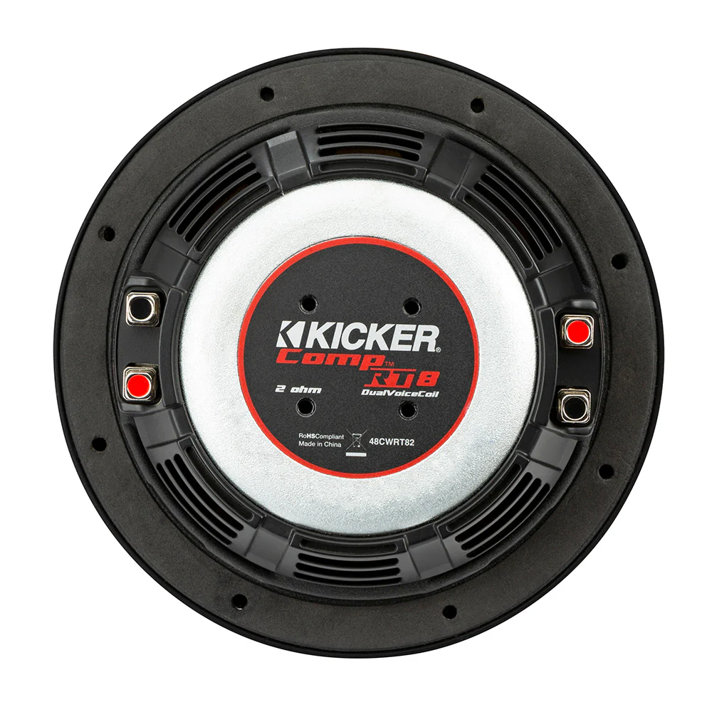 KICKER CompRT 8" Ultra Thin Subwoofer - 2-Ohm [48CWRT82] - Image 4