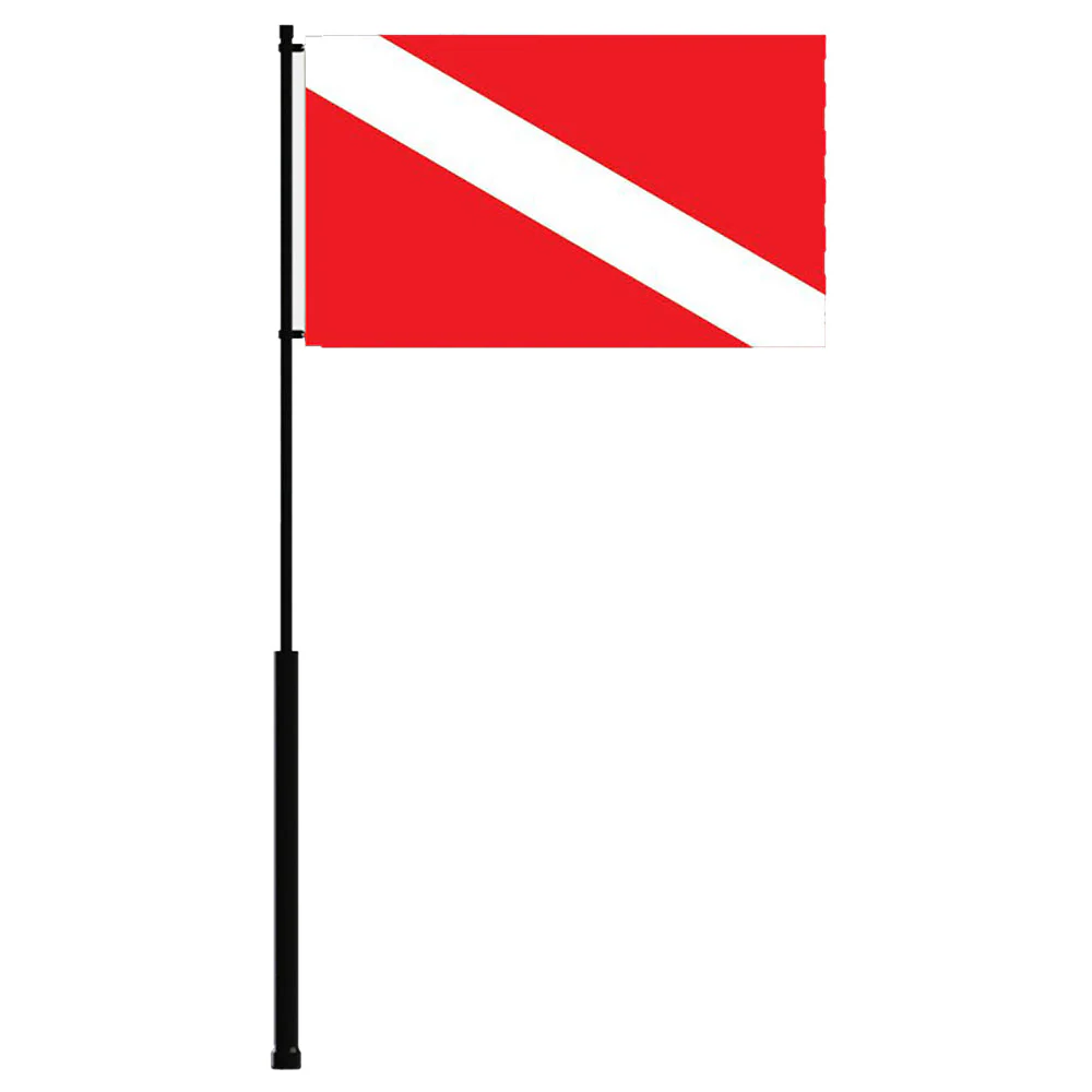 Mate Series Flag Pole - 72" w/Dive Flag [FP72DIVE] - Image 2
