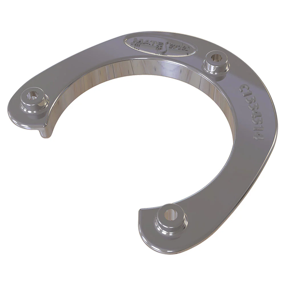 Mate Series Stainless Steel Rod  Cup Holder Backing Plate f/Round Rod/Cup Only f/3-3/4" Holes [C1334314] - Image 2