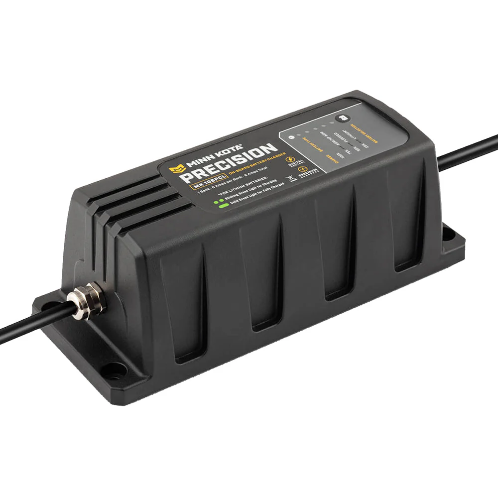 Minn Kota On-Board Precision Charger MK-106 PCL 1 Bank x 6 AMP LI Optimized Charger [1831061] - Image 2
