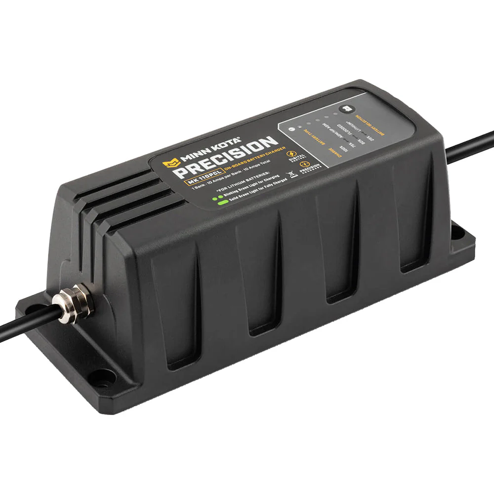 Minn Kota On-Board Precision Charger MK-110 PCL 1 Bank x 10 AMP LI Optimized Charger [1831101] - Image 2
