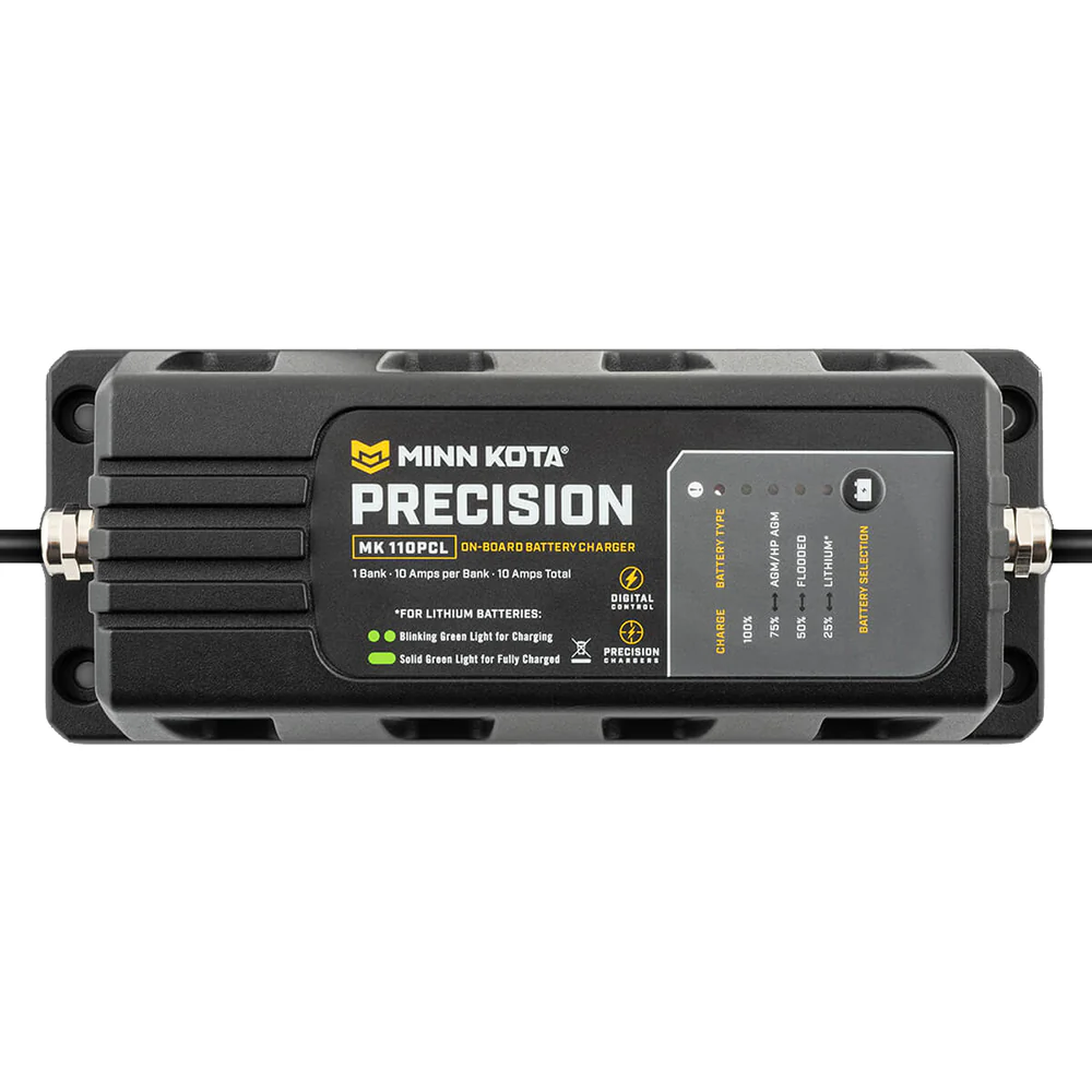 Minn Kota On-Board Precision Charger MK-110 PCL 1 Bank x 10 AMP LI Optimized Charger [1831101] - Image 4