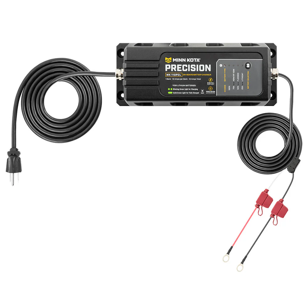 Minn Kota On-Board Precision Charger MK-110 PCL 1 Bank x 10 AMP LI Optimized Charger [1831101] - Image 5