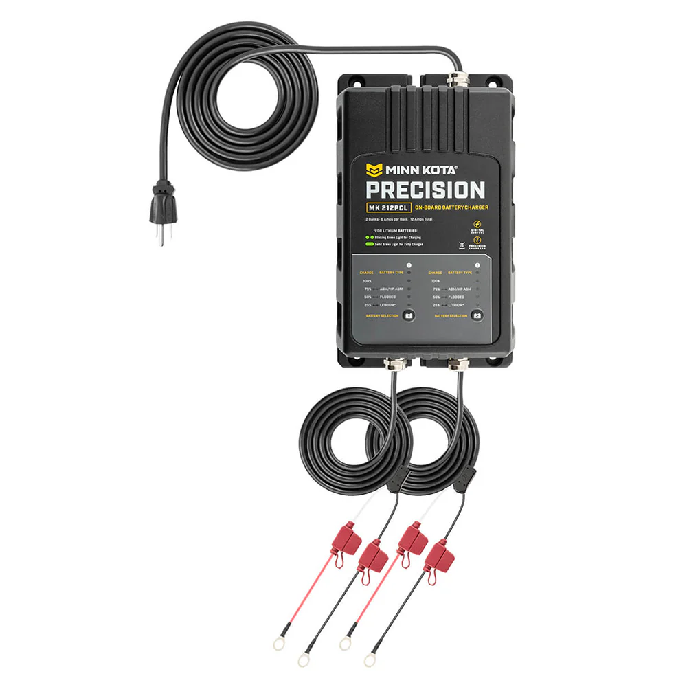 Minn Kota On-Board Precision Charger MK-212 PCL 2 Bank x 6 AMP LI Optimized Charger [1832121] - Image 5