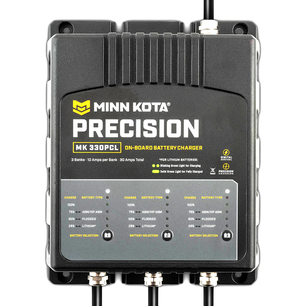 Minn Kota On-Board Precision Charger MK-330 PCL 3 Bank x 10 AMP LI Optimized Charger [1833301] - Image 4