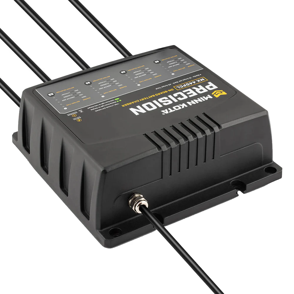 Minn Kota On-Board Precision Charger MK-440 PCL 4 Bank x 10 AMP LI Optimized Charger [1834401] - Image 3