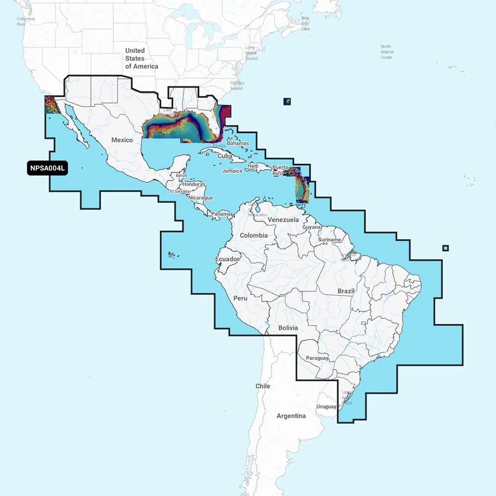 Navionics Platinum+ NPSA004L - Mexico, Caribbean to Brazil [010-C1364-40] - Image 2