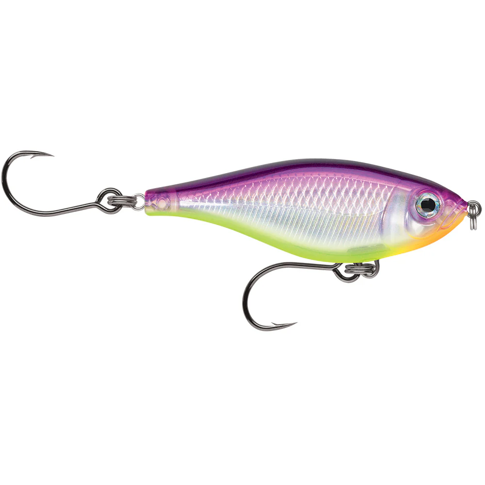 Rapala X-Rap Twitchin Mullet 2-1/2" Purple Chartreuse  [SXRTM06PRCH]