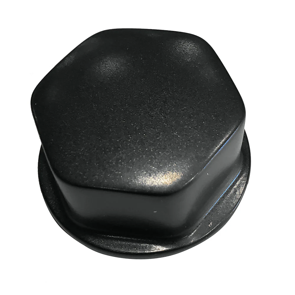 Schmitt Marine Faux Center Nut Black w/1/2"  5/8" M12 Base f/Cast Steering Wheels [CAP030B] - Image 2