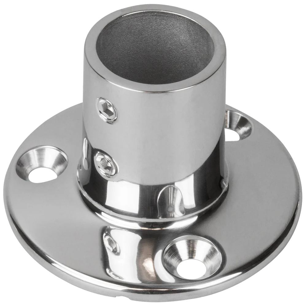 Sea-Dog Rail Base Fitting 2-3/4" Round Base 90 316 Stainless Steel - 1" OD [280901-1] - Image 2