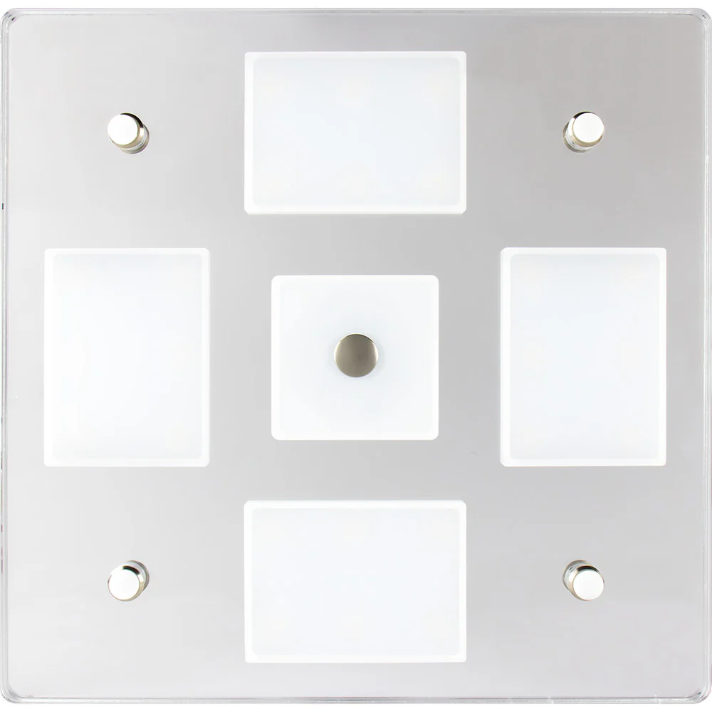 Sea-Dog Square LED Mirror Light w/On/Off Dimmer - White  Blue [401840-3] - Image 2