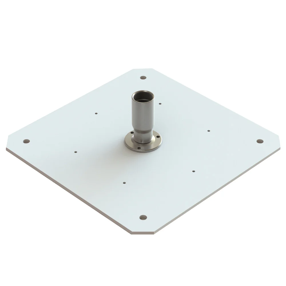Seaview Starlink Adapter Plate f/24" KVH Domes w/Starlink Stainless Steel 1"-14 Threaded Adapter  Stainless Steel Fixed Base [SVK24STLK]