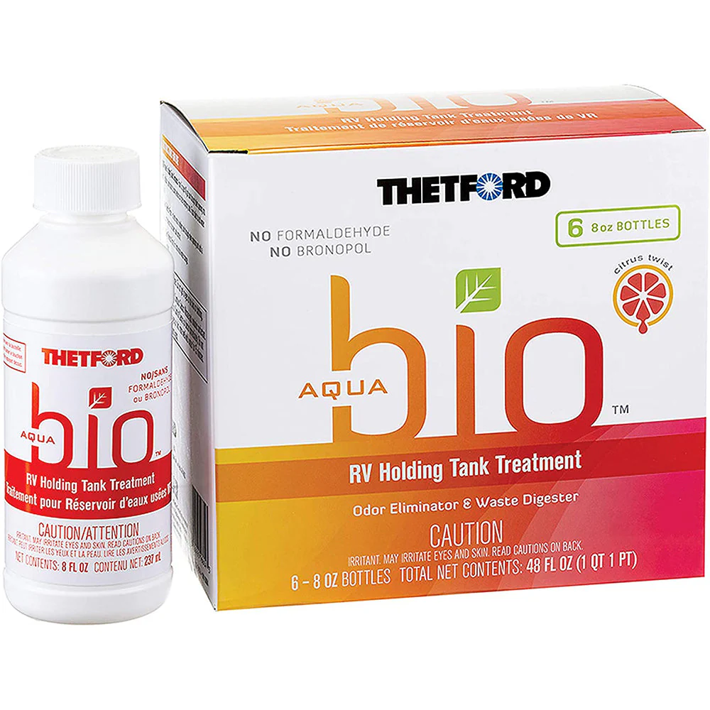 Thetford AquaBio RV Holding Tank Treatment - Citrus Twist Scent - 6-Pack of 8oz Bottles [96604] - Image 2