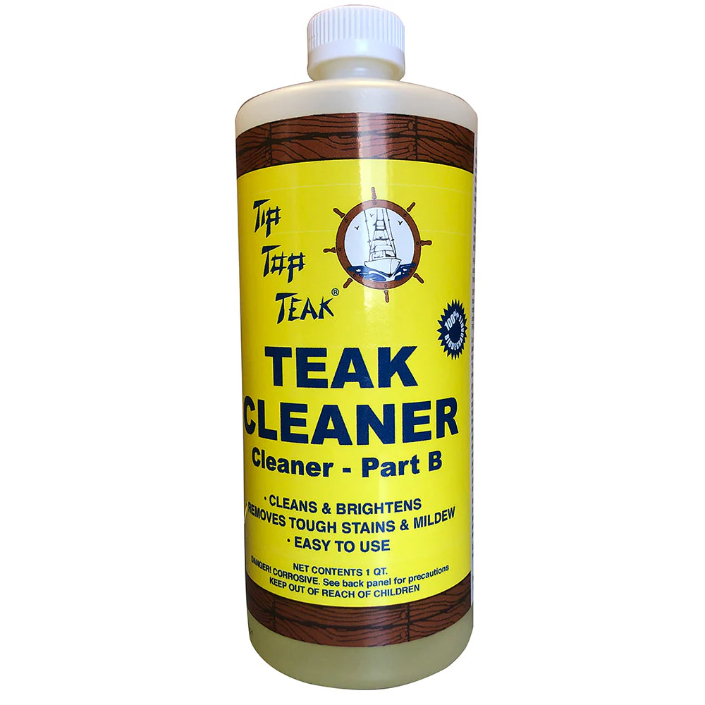 Tip Top Teak Cleaner Part B - Quart [TC862] - Image 2