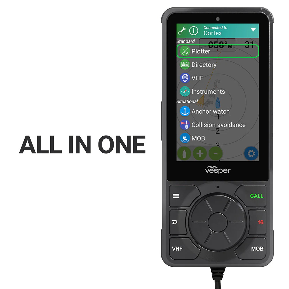 Vesper Cortex V1 - VHF Radio w/SOTDMA SmartAIS  Remote Vessel Monitoring - Works Worldwide  [010-02814-20] - Image 4
