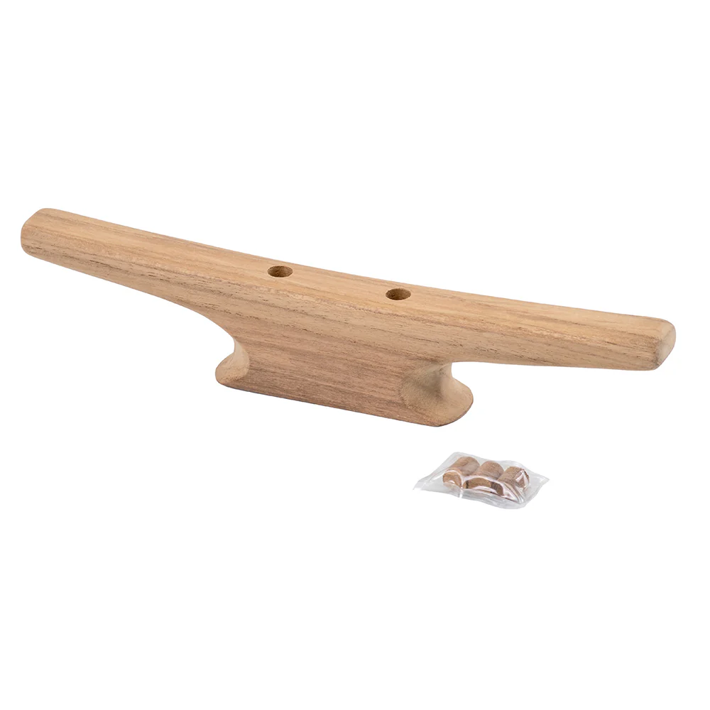 Whitecap 10" Cleat - Teak [60404] - Image 3