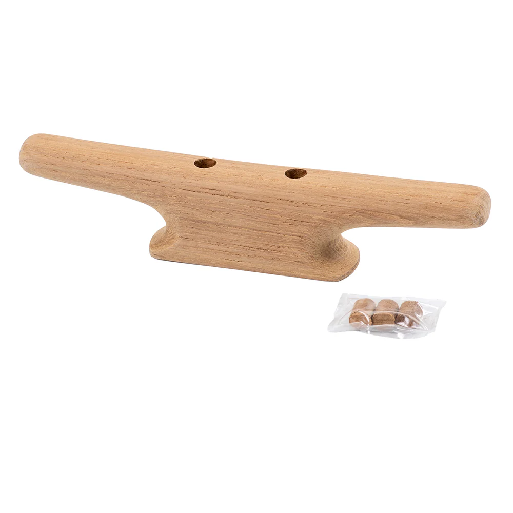 Whitecap 8" Cleat - Teak [60402] - Image 3