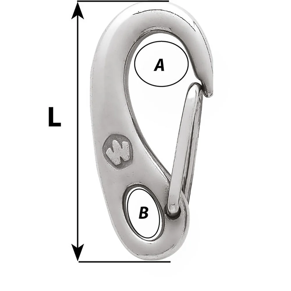 Wichard Safety Snap Hook - 50mm [2480W] - Image 2