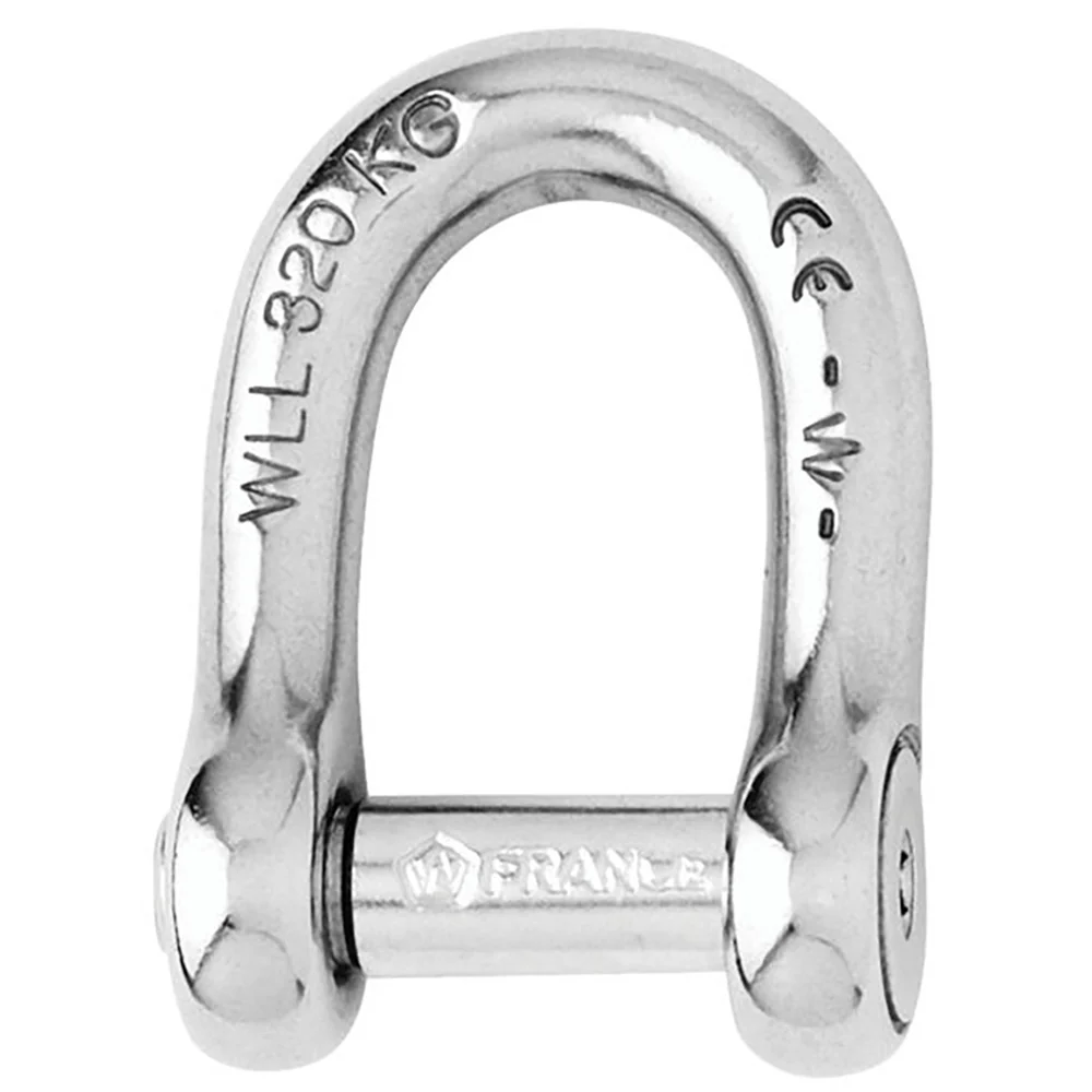 Wichard Self-Locking Allen Head Pin D Shackle - 6mm Diameter - 1/4" [1303W]